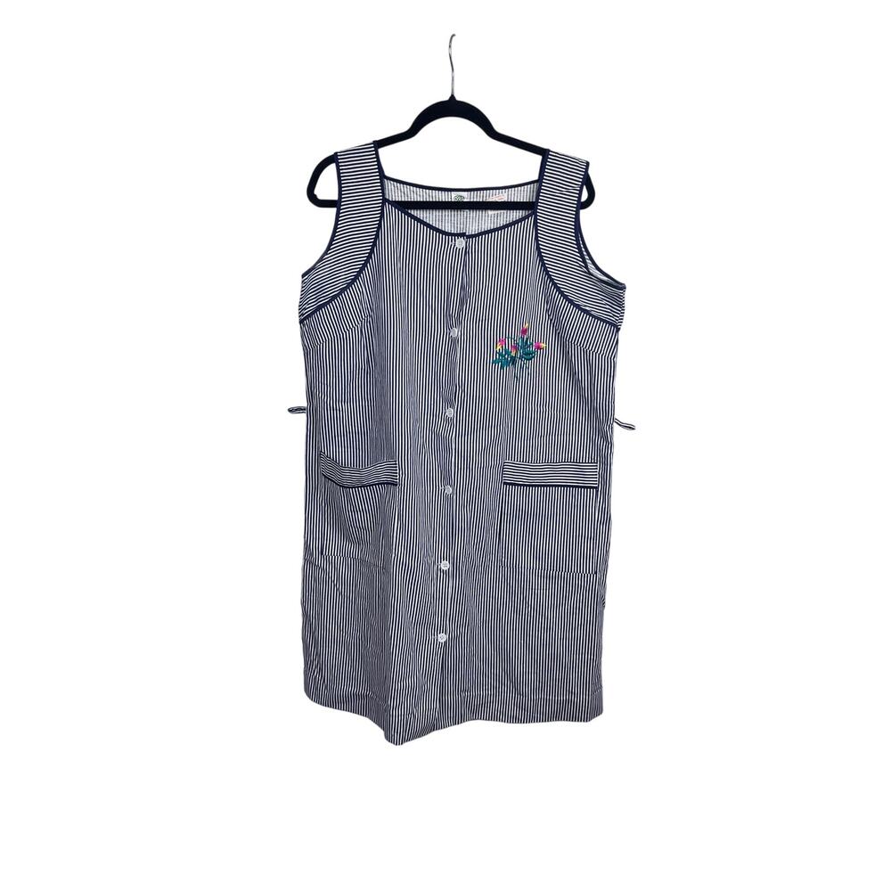 Vintage Pinstripe Bib Apron